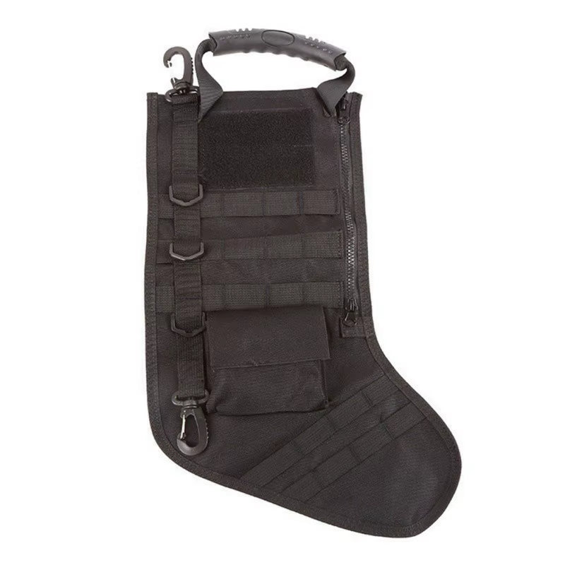 Tactical Christmas Gift Socks Outdoor Sports Pendant Fan Bag Accessories Storage Bag Christmas Stocking