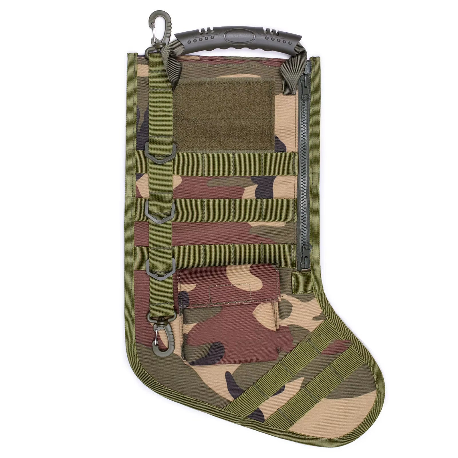 Tactical Christmas Gift Socks Outdoor Sports Pendant Fan Bag Accessories Storage Bag Christmas Stocking