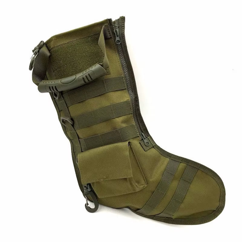 Tactical Christmas Gift Socks Outdoor Sports Pendant Fan Bag Accessories Storage Bag Christmas Stocking